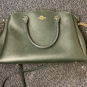 Coach AUTHENTIC olive Dark green Purse Shoulder Bag